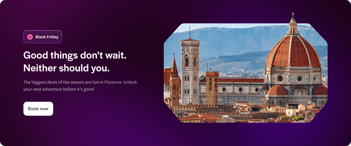 Cathedral of Santa Maria del Fiore with its iconic dome in Florence, Italy.